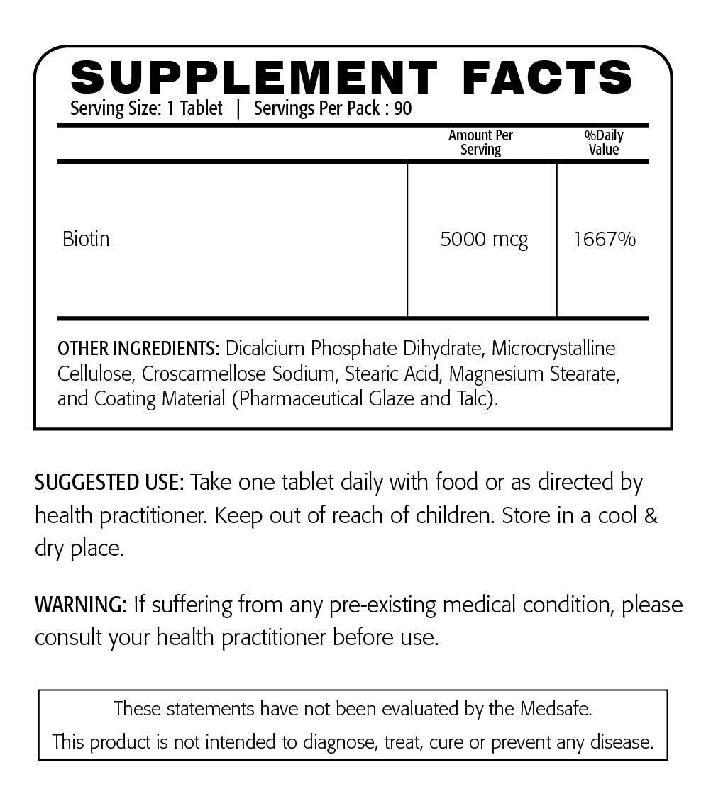 Bio-H Biotin 5000 MCG
