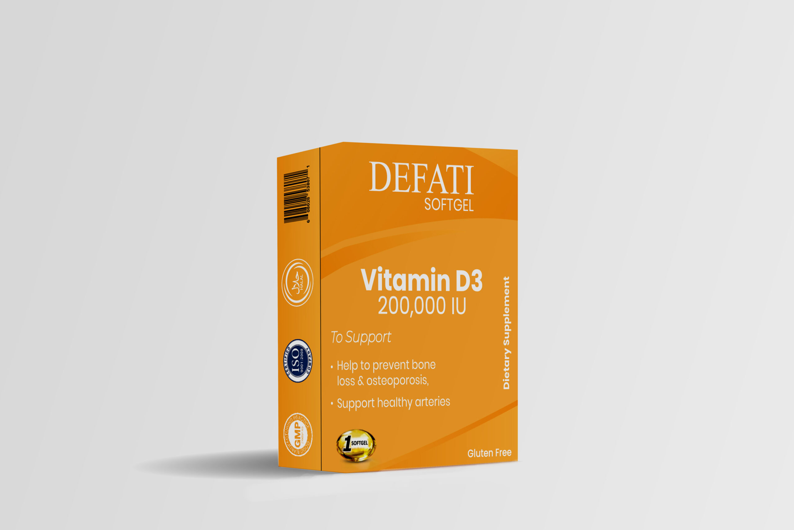 DEFATT Softgel Vitamin D3 200000 IU